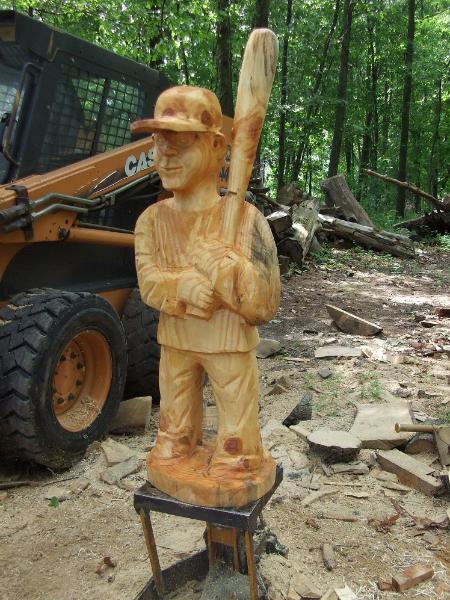 chainsaw sculpture by Jim Barnes